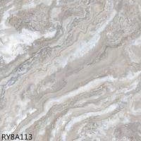 Grey soft surface glazed floor tiles flowstone RY8A113