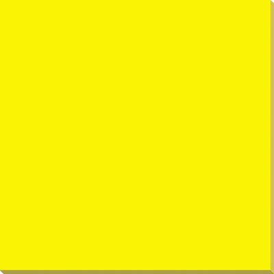 Pure yellow color polished full body porcelain tile 3312